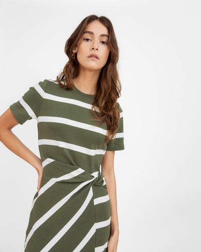 Short Sleeve Striped Cody Dress