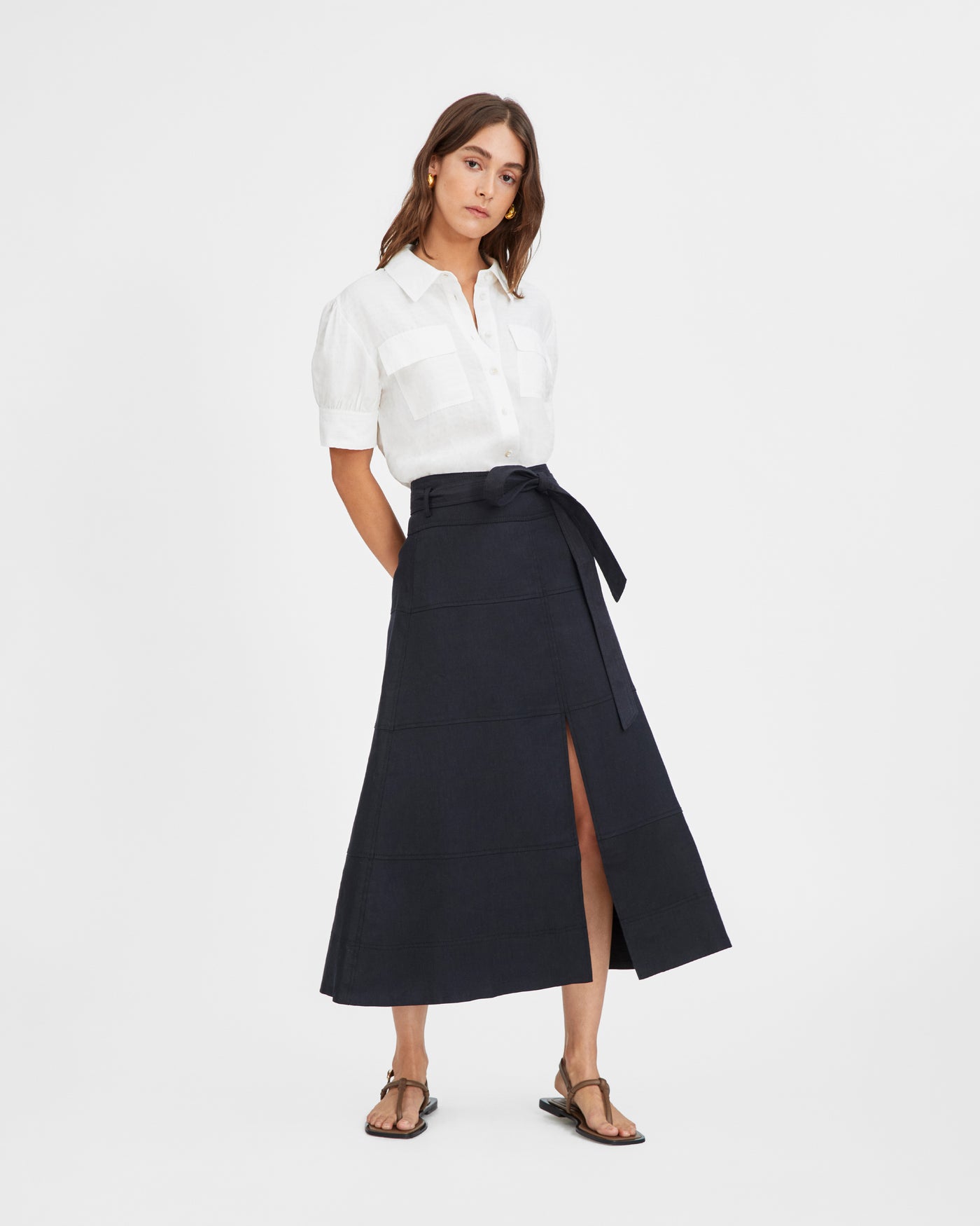 Linen Hudson Skirt